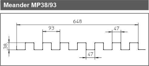 meander profile 38-93