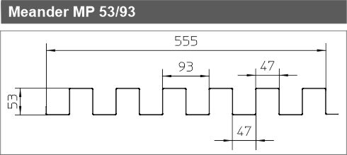 meander profile 38-93