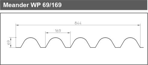 corrugated panel wp69-169